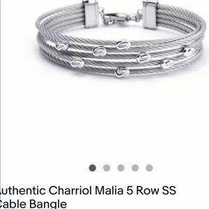 Charriol  Malia 5 row cable bangle